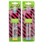 Firefly LOL Surprise Turbo Battery Electric Toothbrush Pack of 2 Kids Age 6+ Soft Brush Bristles Vibrating Cleaning Dental Oral Care 4ever Rock Characters with Welari Thank You Card | (2pack)