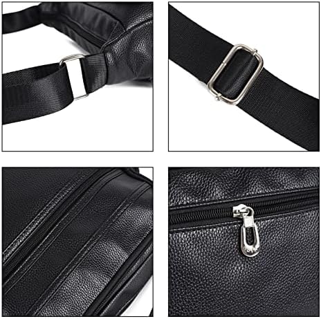 NOTAG Crossbody Bag for Women Casual Multi-Pocket Shoulder Bag Soft PU Leather Messenger Bag