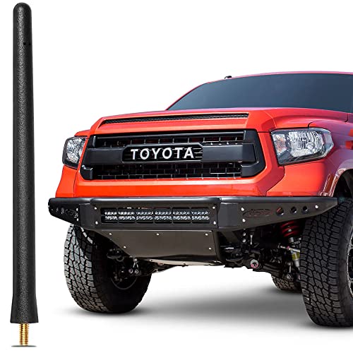 VOFONO Antenna for Toyota Tundra Tacoma 2000-2024 2025, Toyota Tundra Tacoma Accessories, 6 3/4 Inch Short EPDM Rubber Truck Car Antenna Replacement for FM AM Radio Reception