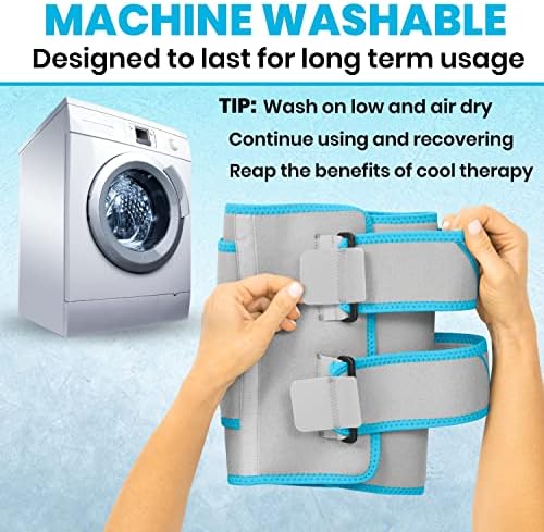 Vive Elbow Ice Pack - Reusable Injury Gel Wrap - Pliable Compression for Cold or Hot Therapy - Refreezable, XL and Adjustable - Wearable for Arm, Sports Recovery, Arthritis, Tendonitis Pain Relief
