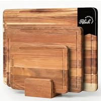 Ribech &ndash; Tagliere in legno massello di rovere 50&times;30 cm
