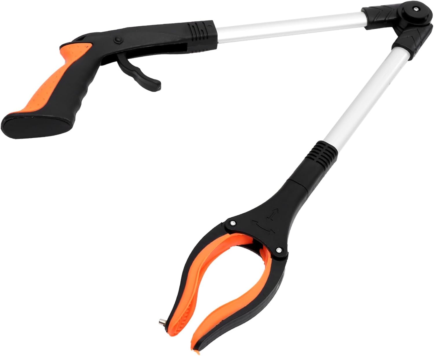 Foldable Grabber Tool Litter Picker for Elderly Trash Pickup Tool Quick Clamps