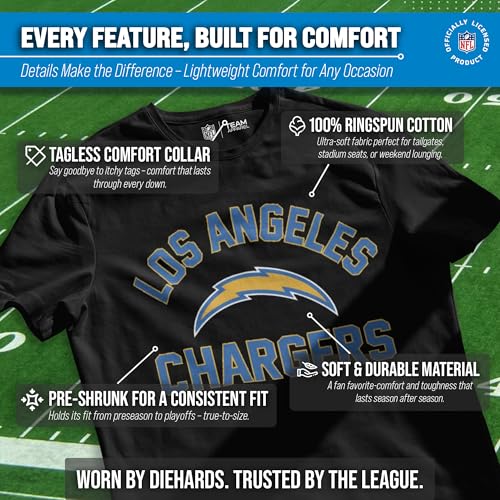 Image of NFL Gameday Cotton Blend T-Shirt for Men and Women - Licensed