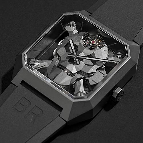 Bell & Ross BR 01 Cyber Skull Limited Edition Watch BR01-CSK-CESRB,Black2