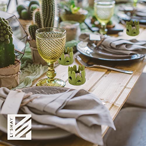 Cactus Tealight Holder - Set Of 5 #TOP4