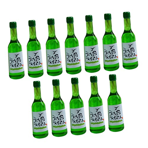 PRETYZOOM 15pcs Simulated Rice Wine Tiny House Bottles Mini House Accessories Decorative Wine Bottles Mini Adornment Mini Resin Wine Bottles Resin Mini Wine Bottles Mini Bottles Decor