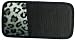 Snow Grey Leopard Animal Print 10 CD/DVD Car Visor Organizer