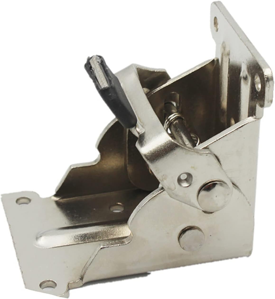 Hinges Iron Folding Hinge Table Leg Brackets Foldable for Chair Extension Tables Self Locking Fold Feet(Black)