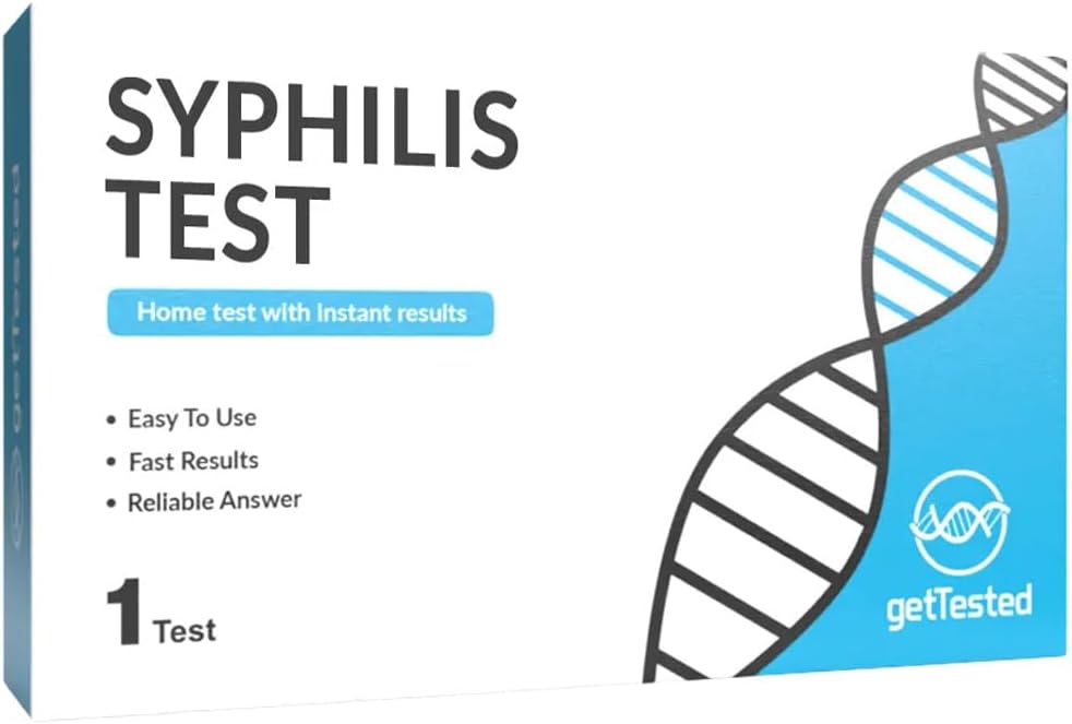 Syphilis Test (1 Test) detects Treponema Pallidum antibodies (IgG and IgM). It Offers a Quick Way to Identify Syphilis.