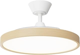 Sulion - Ventilador De Techo LILO M- Color Madera Clara - DC 36W Retráctil Ventilación