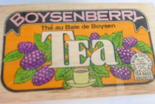Boysenberry Tea Bags, 25 Tea Bags with Strings and Tags