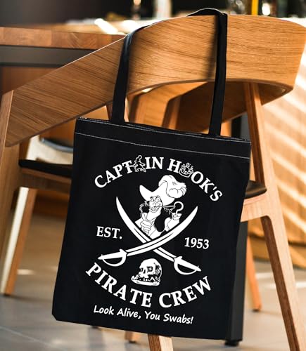 ENSIANTH Captain Crew Tote Bag Magical Kingdom Trip Gift Villain Gang Shoulder Bag Cruise Vacation Gift (Captain bag)4