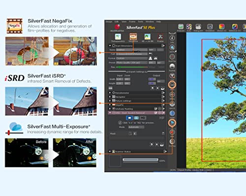 Plustek OpticFilm 8300i SE - 35mm Negative Film Stripe &