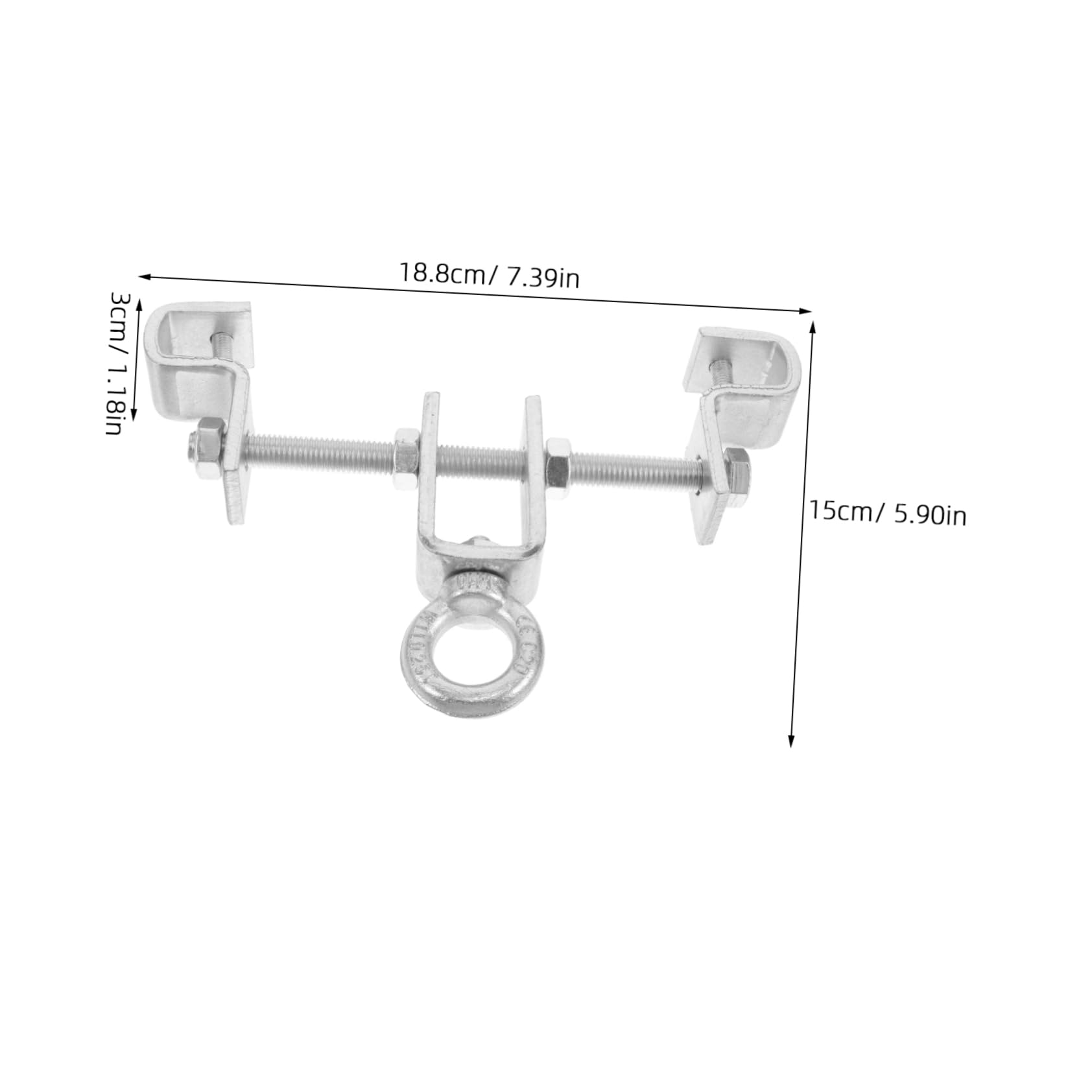Abaodam Pcs Heavy Duty Ceiling Bracket Steel Construction Quick Install Fit for Boxing Bag Mounting