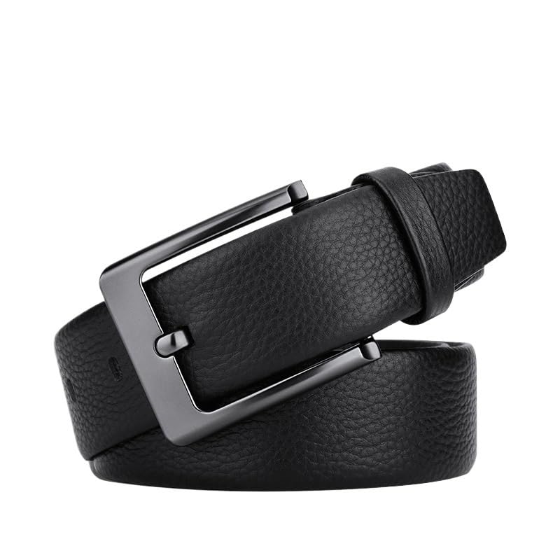 Men's Leather Belt Needle Buckle Belt Men's Top Layer Cowhide Casual Belt2