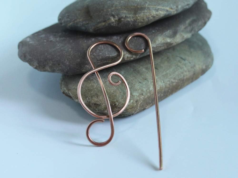 Celtic Shawl Pin Copper Scarf Pin Sweater Brooch scarf brooch Metal Shawl fashion accessories handmade jewelry