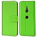 Produktbild Conie Handyhülle für Sony Xperia XZ3 Hülle, Premium PU Leder Flip Case Booklet Cover Weiches Innenfutter für Xperia XZ3 Tasche, Grün