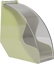 Porta filtro de café - Caixa de armazenamento de filtro de café - Dispensador de papel de filtro para cafeteria e casa - Capacidade de armazenamento de 100 filtros de café V60 e cone(verde)