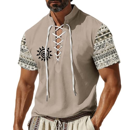 Chemises pour hommes longues et amples style décontracté noir pour look été moderne