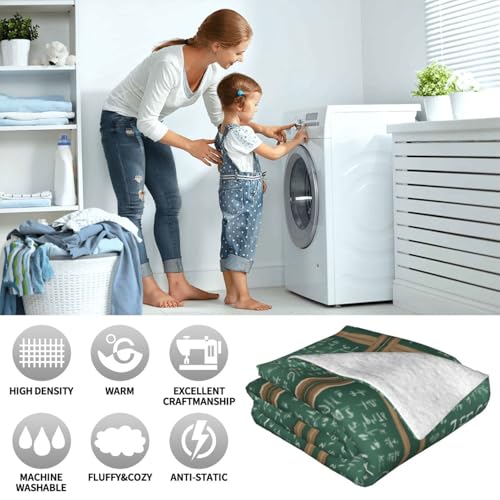 Couverture en peluche douce anti-froid pour canapé et lit format compact - 8