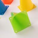 Kuber Industries Sports Agility Training Ground Marker Cone Pack of 6 (Multicolor) gallery image