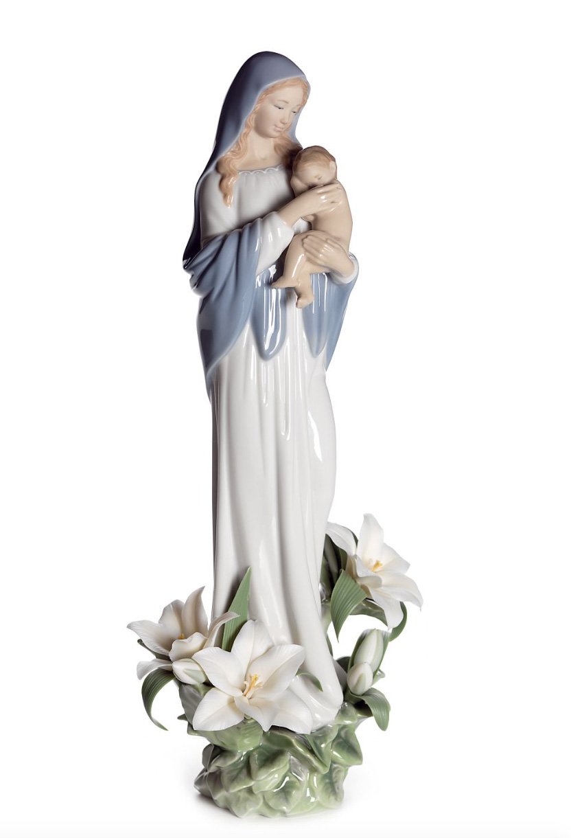Amazon.com: Lladro 01008322 Madonna of The Flowers New : Home