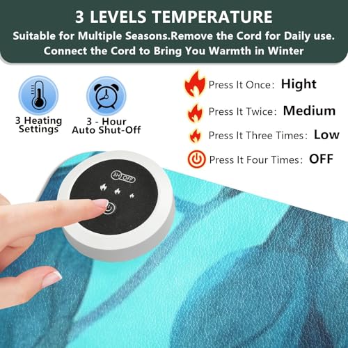 Tapis de souris chauffant en polyuréthane avec surface thermique active - 7
