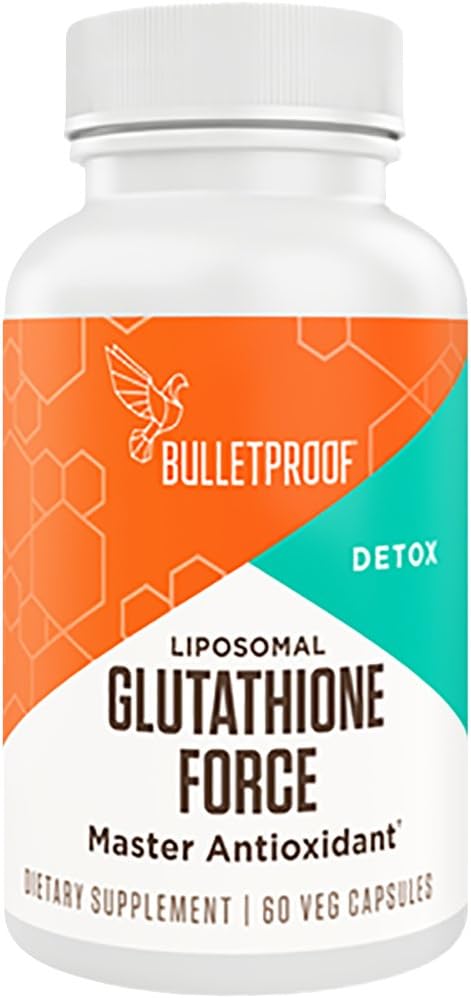 Bulletproof Glutathione Force, Master Antioxidant for Detox and Immune Support (60 Capsules)