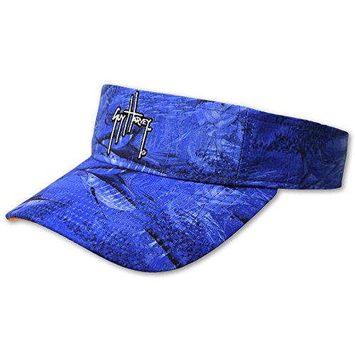 Guy Harvey Legend Camo Visor - One Size fits All - Royal Blue