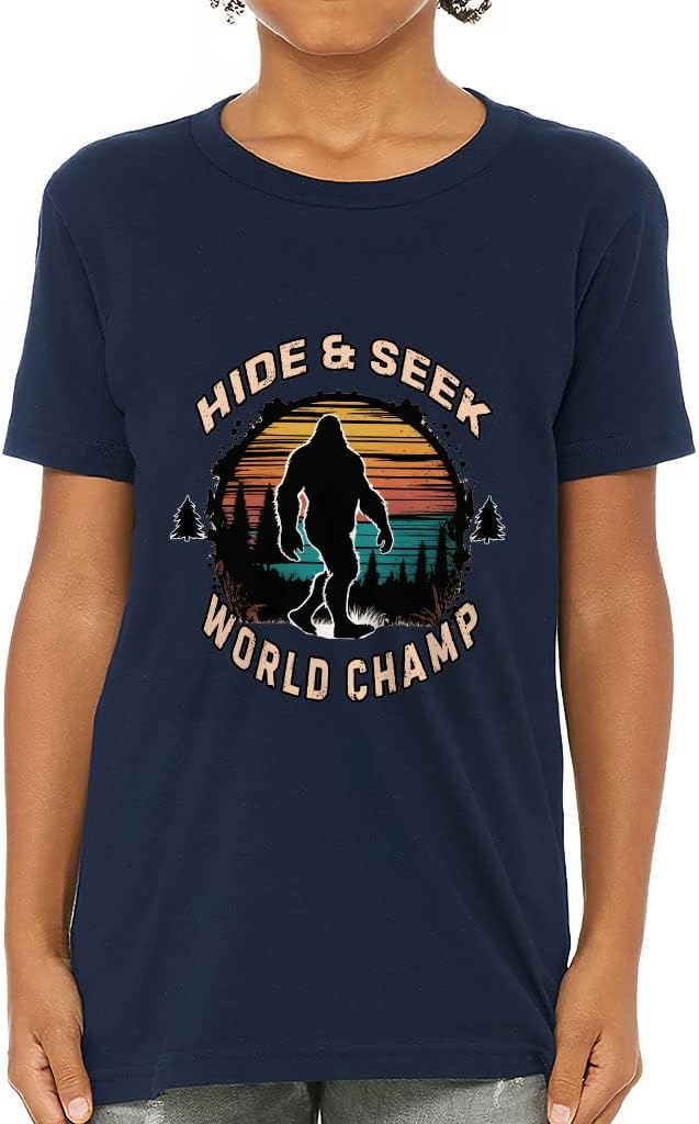 Hide and Seek World Champ Kids' T-Shirt - Art T-Shirt - Nature Tee Shirt for Kids