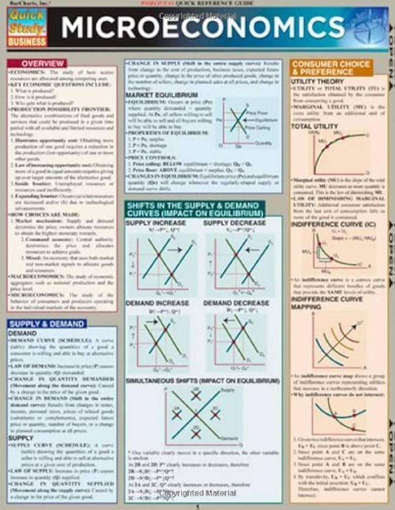 Amazon.co.jp: Microeconomics (Quickstudy: Business) : 本