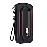 * Gepolsterte Innenfutter mit Gummizügen befestigen deine Spielekonsole und verhindern, dass der Bildschirm Kratzer und Stöße verursacht.