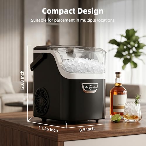 Image of Antarctic Star Nugget Ice Maker Countertop, 35Lbs /24H, 5 Mins Fast Ice
