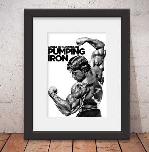 Megane Quadro Decorativo Poster Arnold Schwarzenegger Vidro