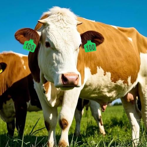 Boucles d oreille bétail pour identification animale sans douleur de 001 à 100 - 2