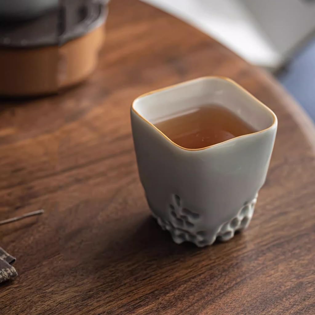 Single Cup Piece Tea Ceramic Kung Fu Set Tealight Home