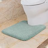 🏠ULTRA GRUESAS Y SUAVES🏠 - En comparación con la mayoría de las otras marcas, nuestras alfombras de baño están hechas de una microfibra esponjosa más densa y gruesa. Como caminar sobre las nubes, la alfombra de baño proporciona un apoyo ultrasuave para los pies. No daña la piel y no se deshace. Mima y alivia perfectamente tus pies cansados.