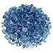 American Fireglass 1/2” Fire Glass | Use in Fireplace, Fire Pits or Bowls | for Natural Gas or Propane Fires | Safe Tempered Glass for Outdoor & Indoor | Pacific Blue, 10lb Bag