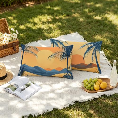 Fundas cojines exterior impermeable 40x60 estilo playa para terrazas 3
