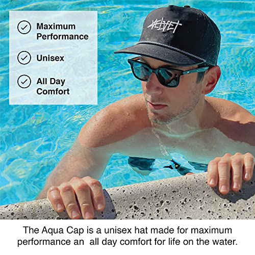 Hydro Waterproof Sports Performance Hat, Snapback Baseball Cap, Water Resistant For Everyday, Golf, One Size Fits All Unisex Gray #TOP5