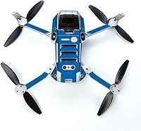 Vista 3 de MightySkins Skin para DJI Mavic Mini Drone Quadcopter portátil - Azul sólido Cubierta protectora de vinilo duradera y única Fácil de aplicar