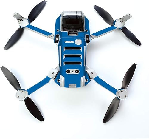 Miniatura 3 de MightySkins Skin para DJI Mavic Mini Drone Quadcopter portátil - Azul sólido  Cubierta protectora de vinilo duradera y única  Fácil de aplicar,