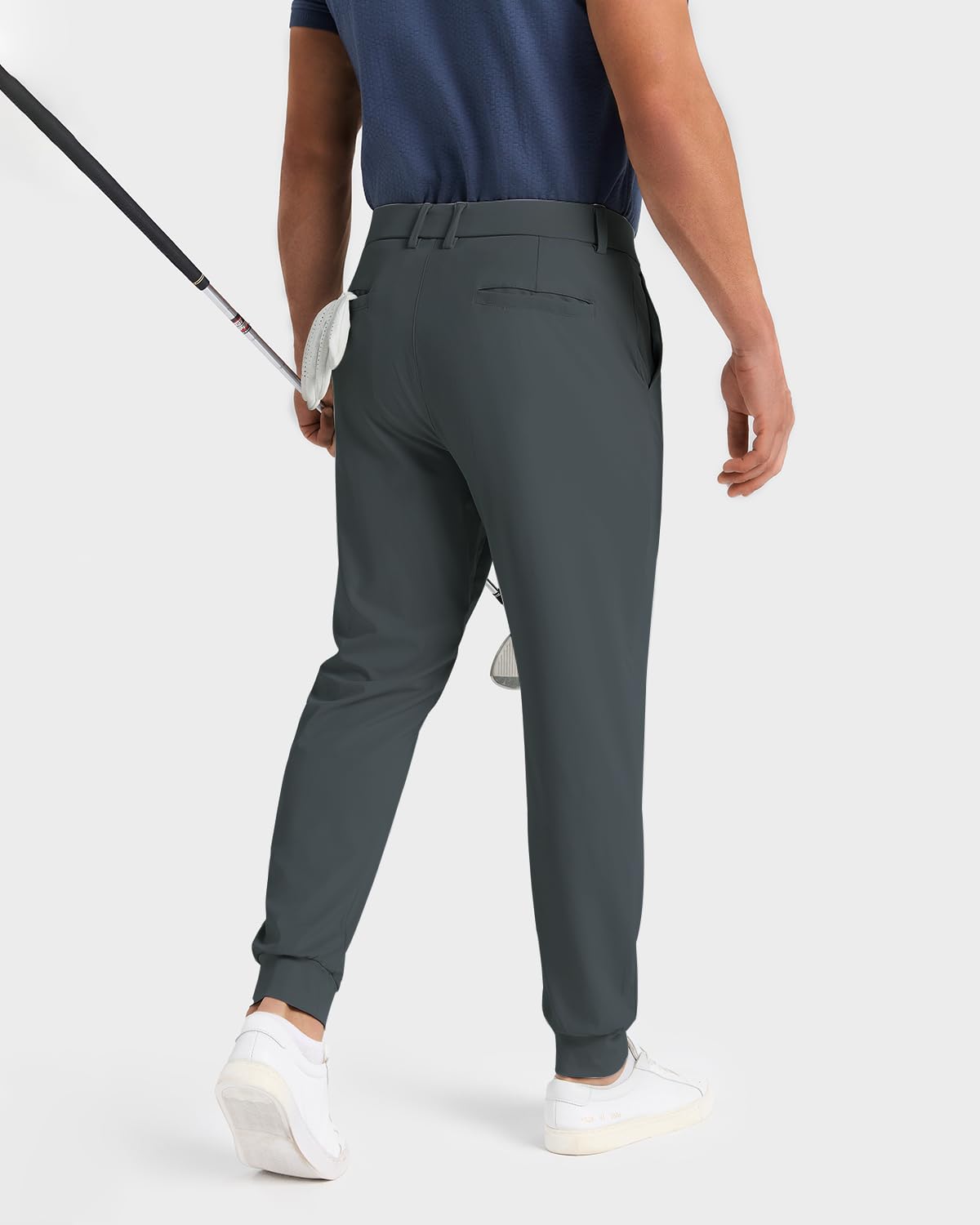 SNOWTEN Pantalon de jogging de golf pour homme avec 5 poches, coupe extensible, pour le travail, la course à pied, la salle de sport