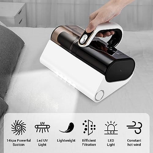 Bed-Vacuum-Cleaner-Handheld-UV-Mattress-Cleaner-with-LED-light-High-Heating-Tech-500W-Powerful-Deep-Mattress-Vacuum-HEPA-Filter-for-Bed-Mattress-Pillow-Couch-Pet-Hair-and-Carpets-Cleaning Bed Vacuum Cleaner Handheld UV Mattress Cleaner with LED light High Heating Tech 500W Powerful Deep Mattress Vacuum HEPA Filter for Bed Mattress Pillow Couch Pet Hair and Carpets Cleaning