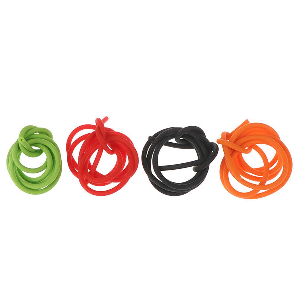 1 tube de tir à l'arc en silicone avec trou de 1,9 cm