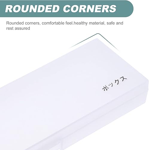 Miniatura 8 de EXCEART Contenedores de plástico, 3 unidades, estuche de plástico apilable con tapa, suministros de oficina en casa, caja organizadora de