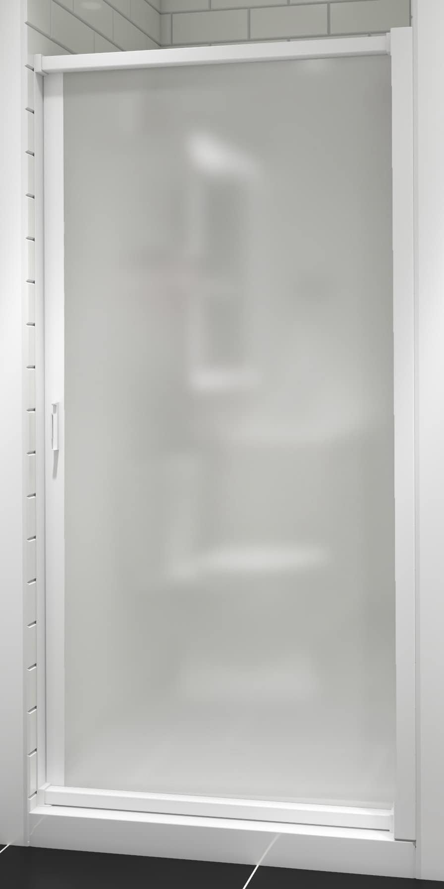 Nautilus 64"x36" RV Shower Door Opaque Plain White