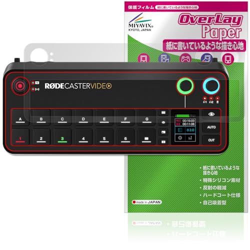 �~���r�b�N�X RODECaster Video �{�� �Ή� �ی� �t�B���� ���������� ���̂悤�ȏ����S�n �h�w�� �h�C�A ���{��