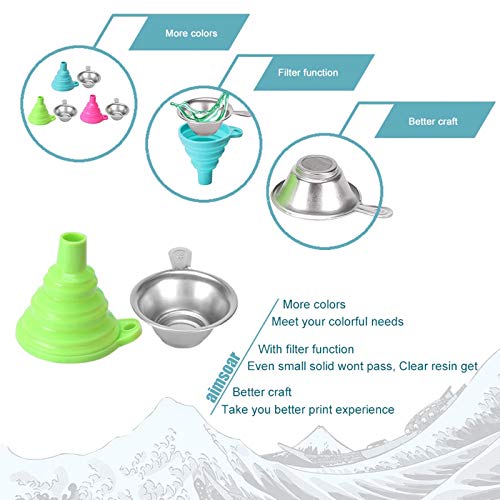 Embudo de Silicona y Filtro para Resina de Impresora 3D - Fernando Cortés