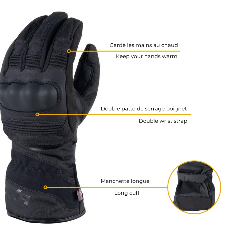 Gants TEKAPO WARM homme Homologué 1KP hiver Longue S